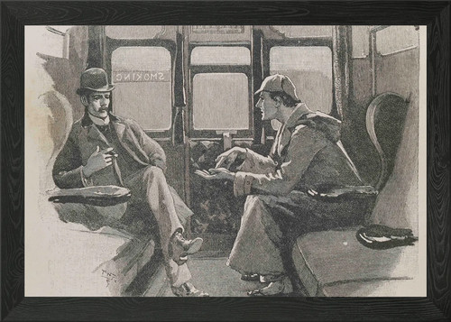 Sherlock holmes train - train, scene