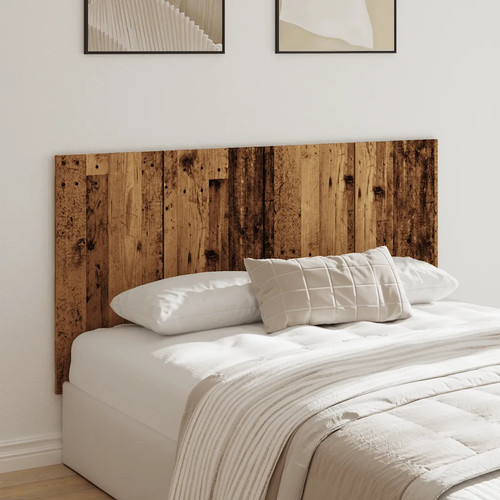 Walplus bed headboard old wood - headboard,