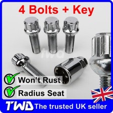 4x ALLOY WHEEL LOCKING BOLTS