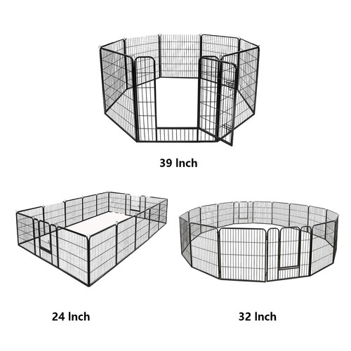 Dog playpen panels - 8,