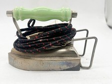VINTAGE SMALL ELECTRIC TRAVEL IRON FOLDING CIRCA 1950'S