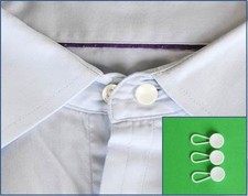 3 Plastic Shirt Collar Cuff