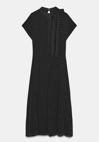 Zara polka dot midi - dot,