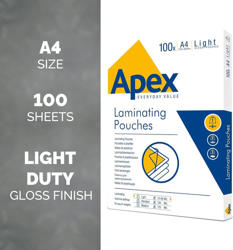 Laminating pouches light - a4,