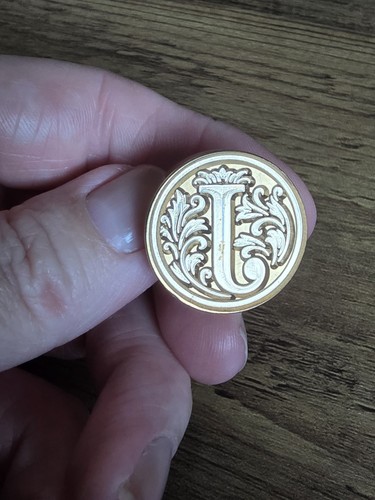 New wax seal stamp letter - new, j