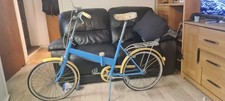 Retro Vintage 3 Speed Folding Shopper Bike Cycle - 20" Wheel with rack and stand