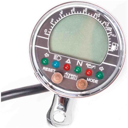 Speedometer acewell moto - speedometer,