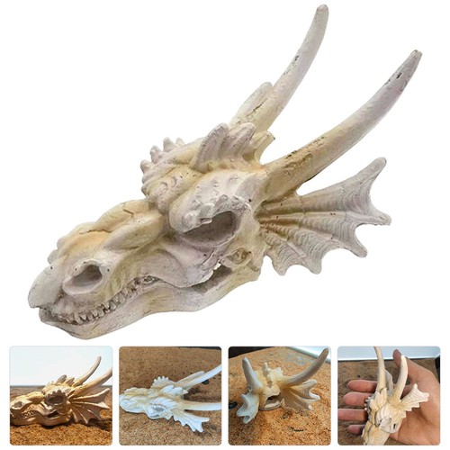 Aquarium decor resin dragon - aquarium,
