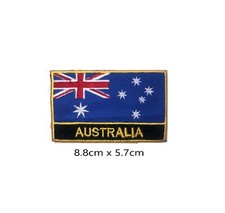 Australia Flag sew on iron on embroidery patch for jeans shirts accessories 