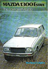 Mazda 1300 Familia Estate 1972-74 Original UK Sales Brochure No. A4 7205T 104-28