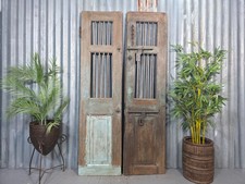 Pair Vintage Rustic Indian