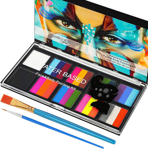 Lophe face body painting - lophe,