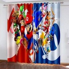 Kids Super Mario 3D Curtains