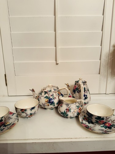 Crown ducal chintz ascot - chintz, tea