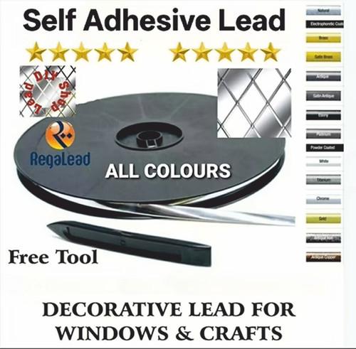 Self adhesive lead - lead, strip