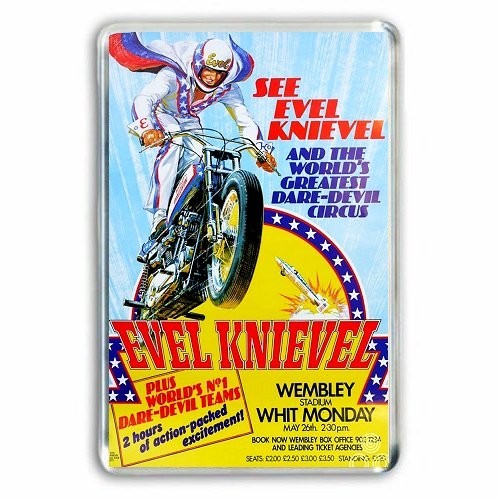 Retro evel knievel wembley - evel,