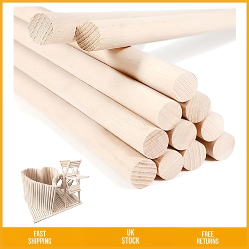 Versatile natural bamboo dowel - natural,