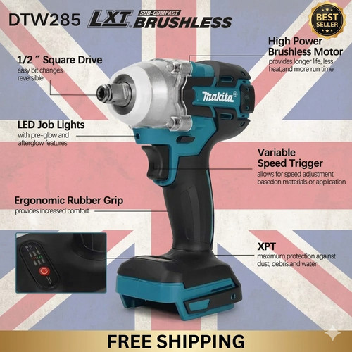 Makita dtw285 18v brushless - ,