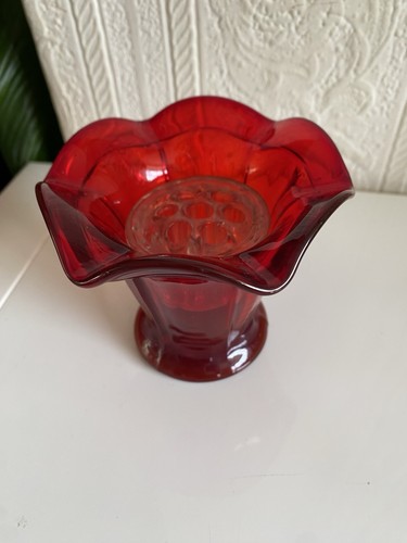 Vintage glass ruby - glass, art