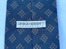 GIORGIO ARMANI Silk Tie Green