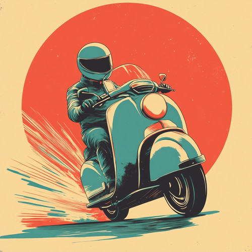 Wall decal sticker retro