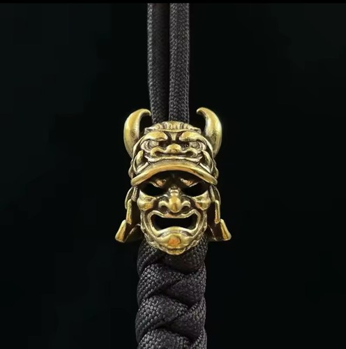 Samurai head bead - head,