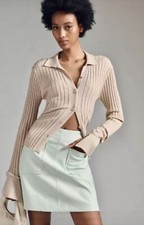 Anthropologie faux leather - faux,