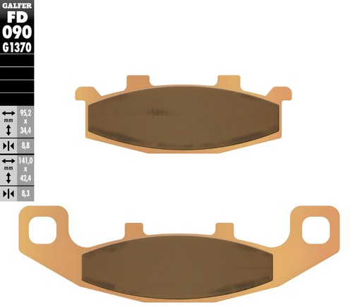 Galfer brake pads rear sinter - galfer,