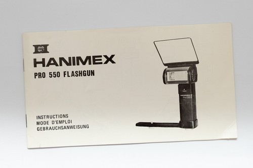 Hanimex pro 550 flashgun - hanimex,