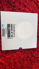 Sainsburys Makers of the Millenium Medal Coin Collection Silver Folder 2000 Set