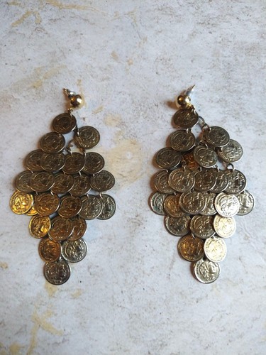 Coin cascade chandelier - cascade,
