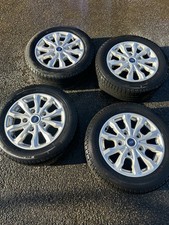 FORD TRANSIT CUSTOM 2013-2023 MK8 SET OF FOUR ALLOYS MICHELIN TYRES 215/60/17 X4