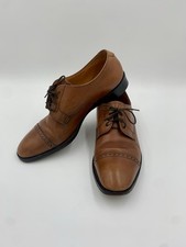 Mens Brown Leather Oxford Shoes Vintage StMichael From Marks & Spencer - Uk 9