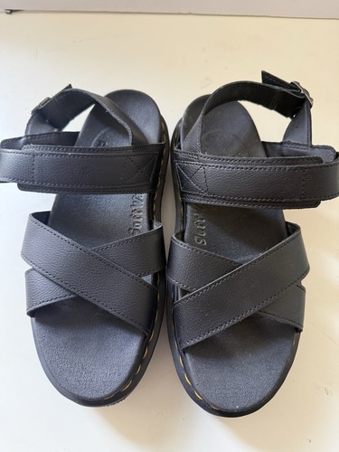 Martens black leather - black,