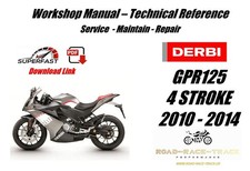 Derbi GPR125 4 STROKE Service