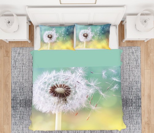White dandelion ker1292 bed - white,