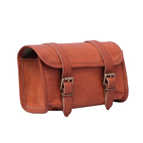 Vintage real leather saddle - leather,