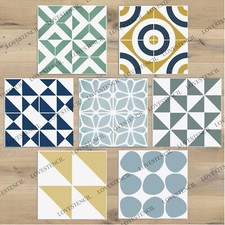 Geometric Tile Stencils Lovestencil Bathroom/Kitchen & Hallways Floors/Wall