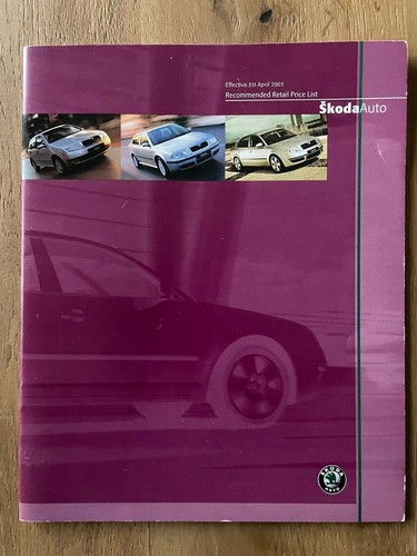 Skoda range prices brochure