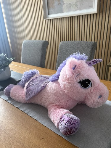 Large unicorn soft toy - large,