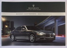 MASERATI QUATTROPORTE & S orig 2008 UK Mkt Full 106pp Prestige Sales Brochure