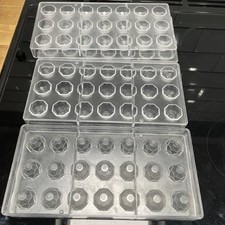 A Set Of Four Polycarbonate Professional Chocolate Moulds Individual Chocolate