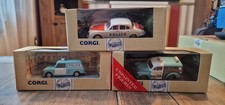CORGI 3 BOXED POLICE VEHICLE COLLECTION  MINI VAN,MORRIS MINOR & MK11 JAGUAR