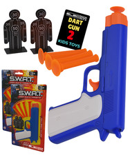 Toy Dart Gun Set Blue Suction