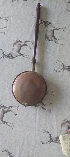 Vintage copper bed warming - copper,