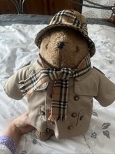 Genuine Burberry Teddy Bear Gabrielle Style Paddington RARE