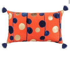 Oliver Bonas Orange Velvet