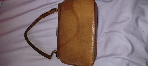 Vintage brown leather - brown,