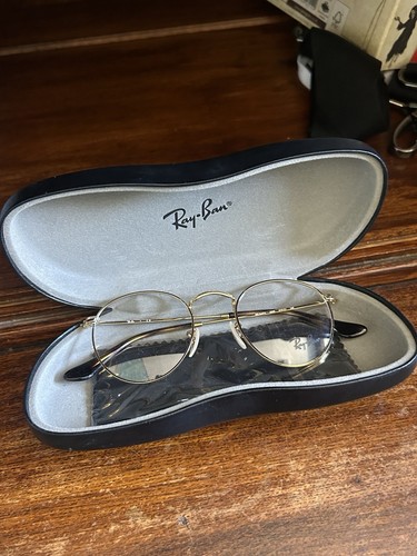 Gold round frame - gold, ray-ban