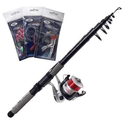 Telescopic fishing rod - telescopic,